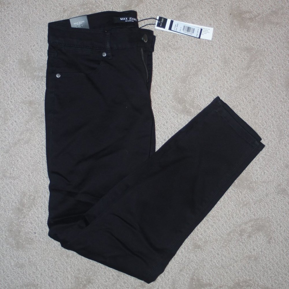 NWT Max Jeans Black Rinse Jeggings